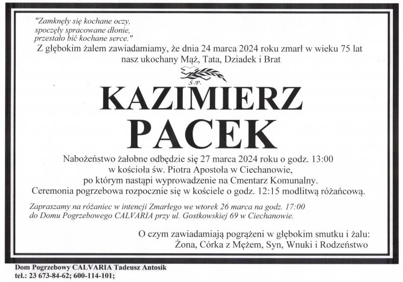 Kazimierz Pacek