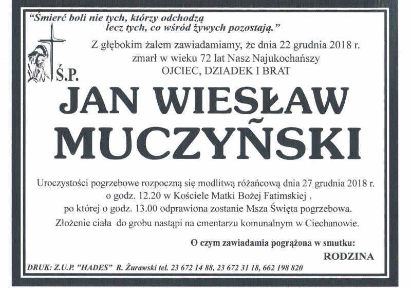 Jan Wiesław Muczyński