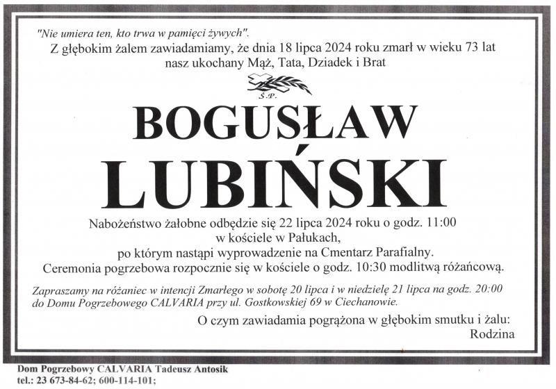 Bogusław Lubiński