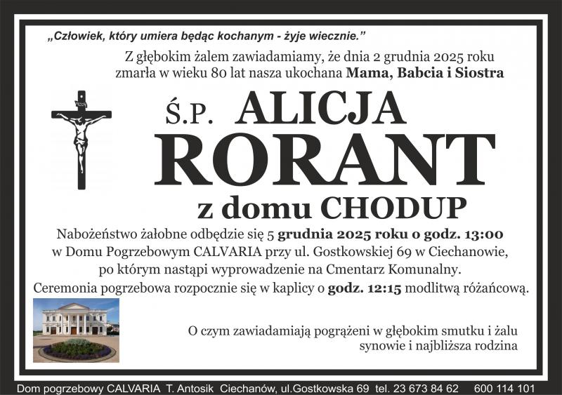 Alicja Rorant
