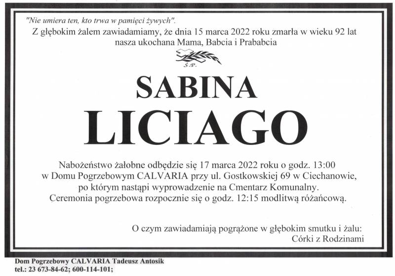 Sabina Liciago