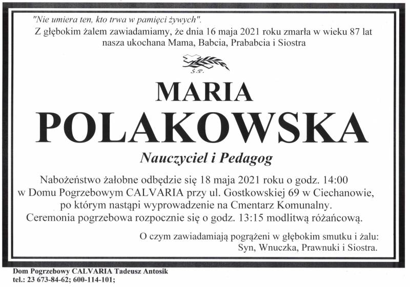Maria Polakowska