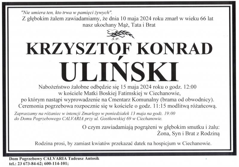 Krzysztof Konrad Uliński