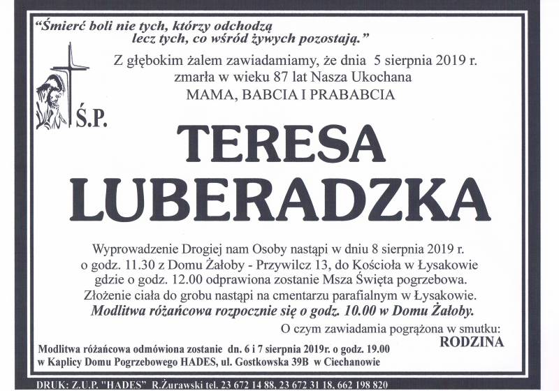 Teresa Luberadzka