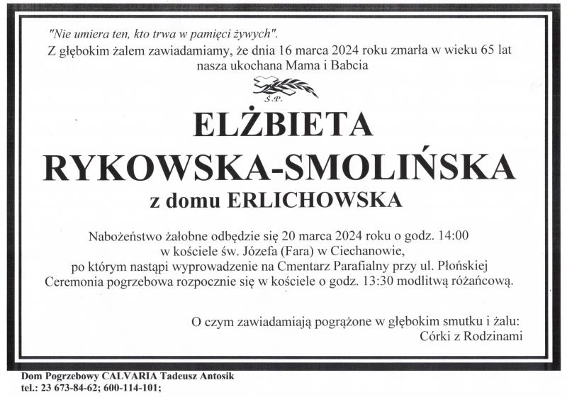 Elżbieta Rykowska-Smolińska