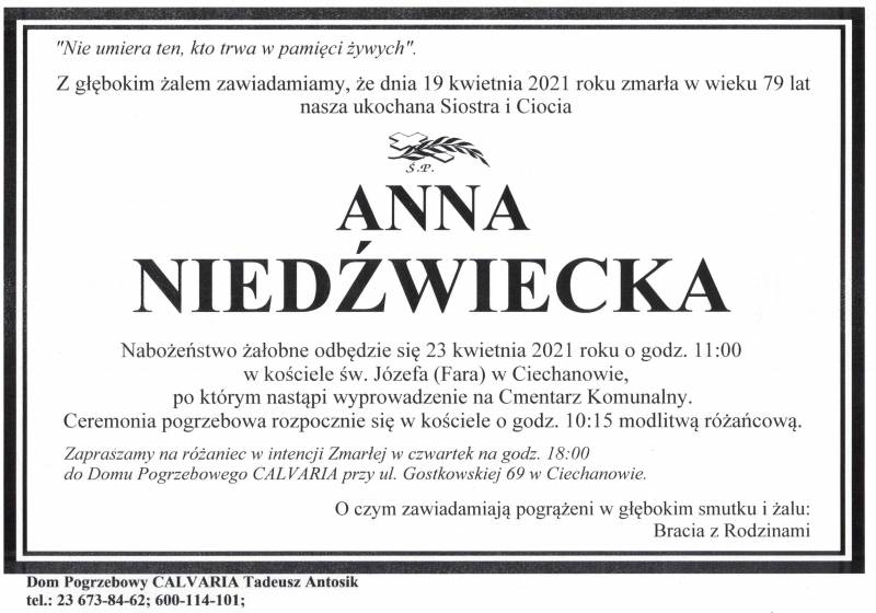 Anna Niedźwiecka