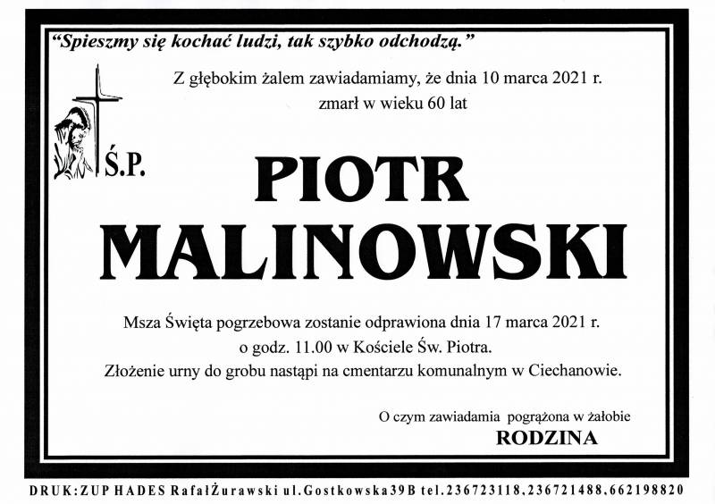 PIOTR MALINOWSKI