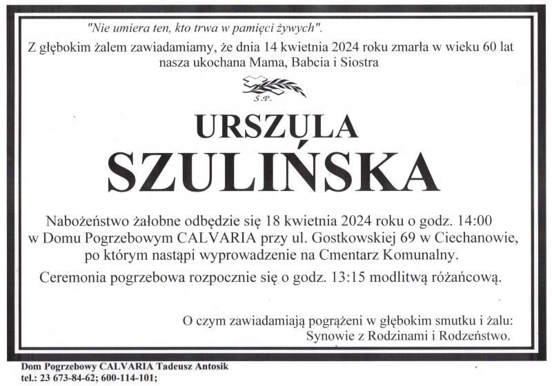 Urszula Szulińska