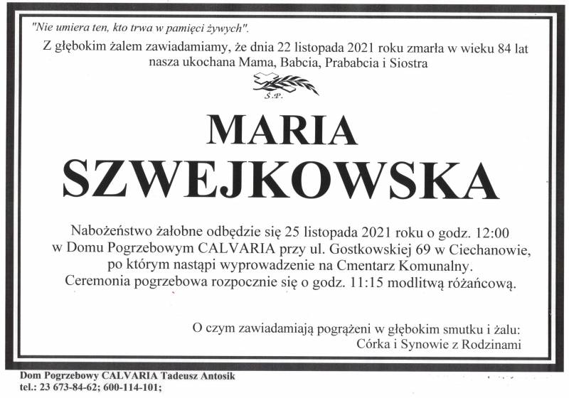 Maria Szwejkowska