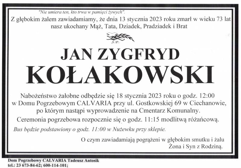 Jan Zygfryd Kołakowski