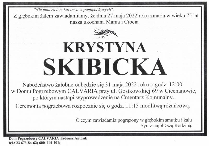 Krystyna Skibicka