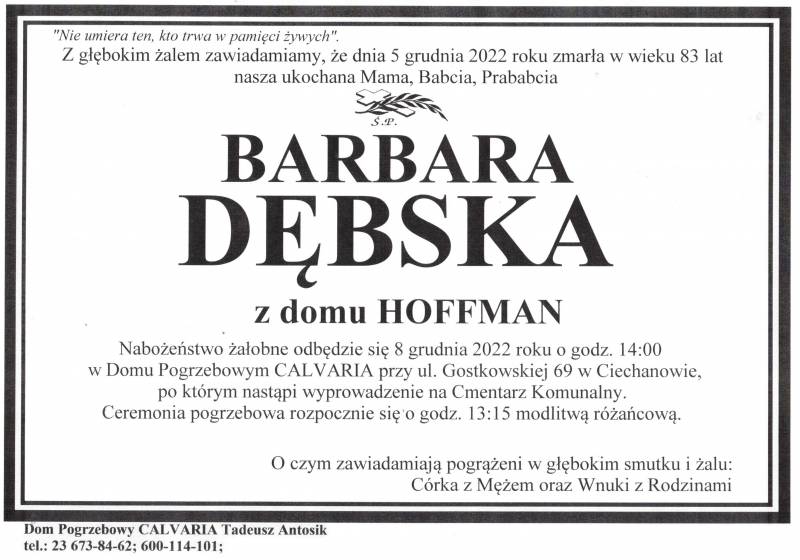 Barbara Dębska