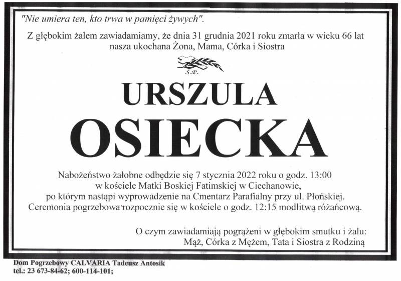 Urszula Osiecka