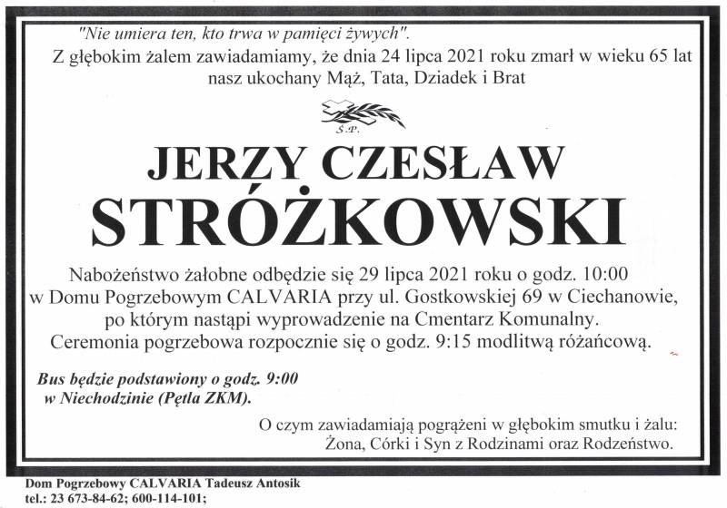 Jerzy Czesław Stróżkowski