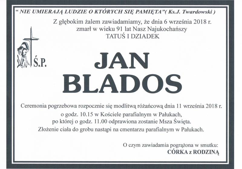 JAN BLADOS