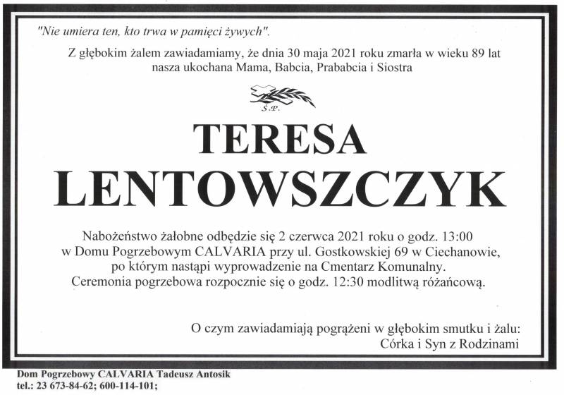 Teresa Lentowszczyk