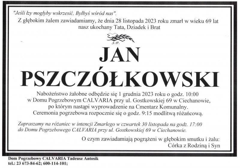 Jan Pszczółkowski
