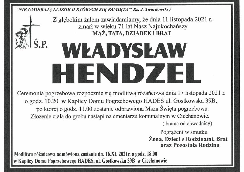 WŁADYSŁAW HENDZEL