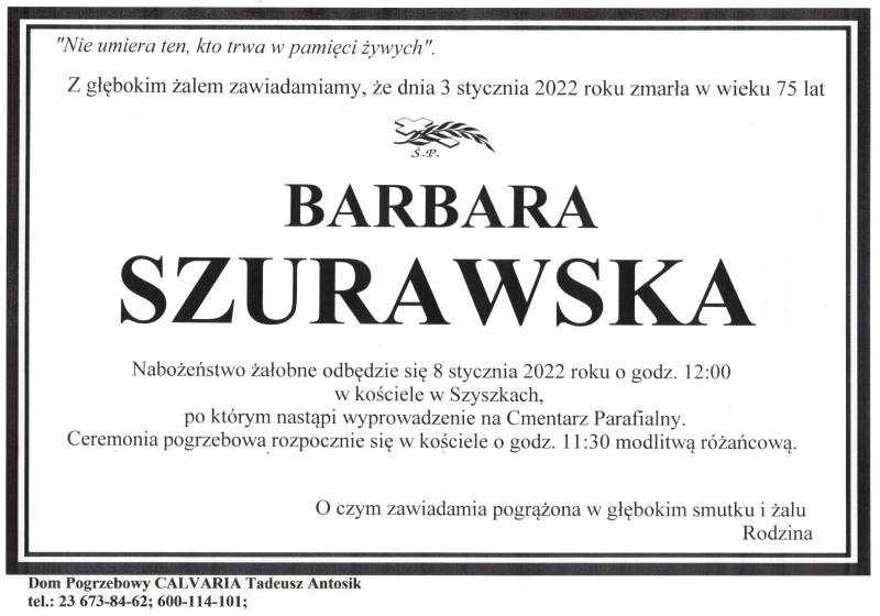 Barbara Szurawska