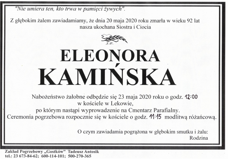 Eleonora Kamińska