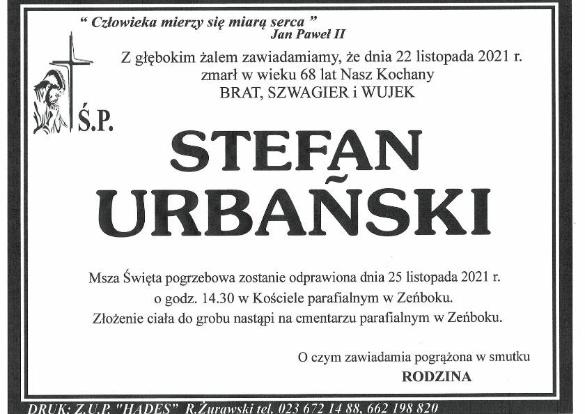 STEFAN URBAŃSKI
