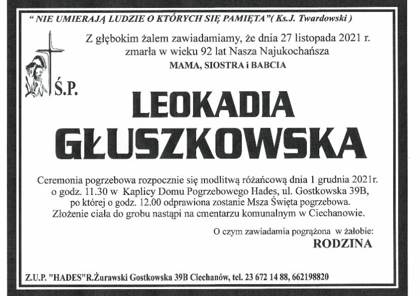 LEOKADIA GŁUSZKOWSKA