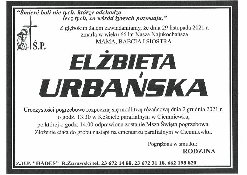 ELŻBIETA URBAŃSKA