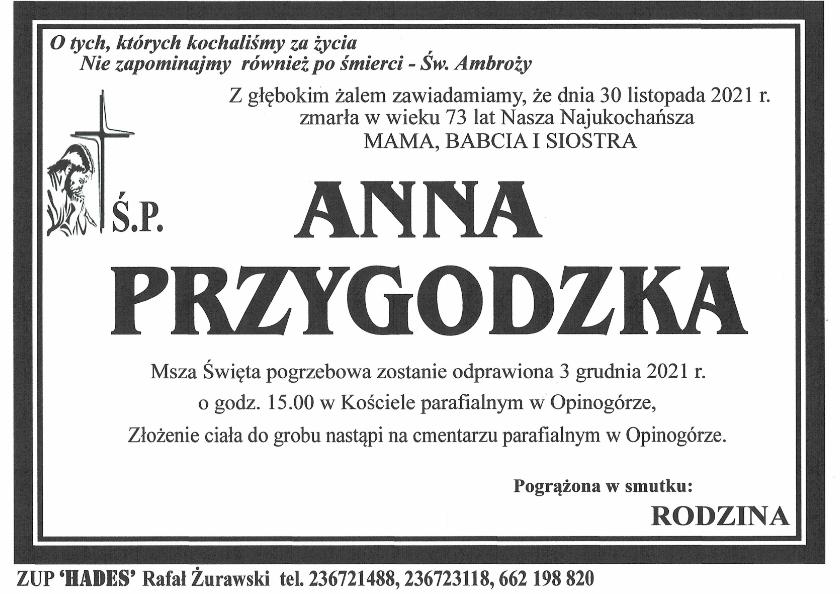 ANNA PRZYGODZKA