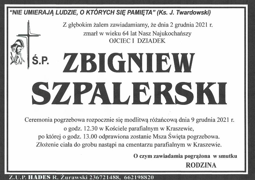 ZBIGNIEW SZPALERSKI