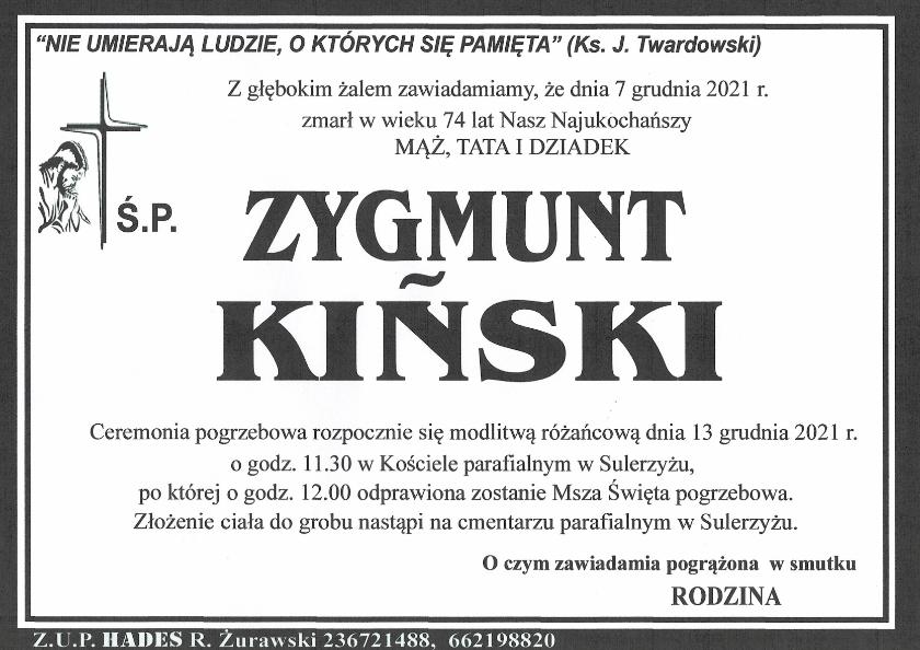ZYGMUNT KIŃSKI