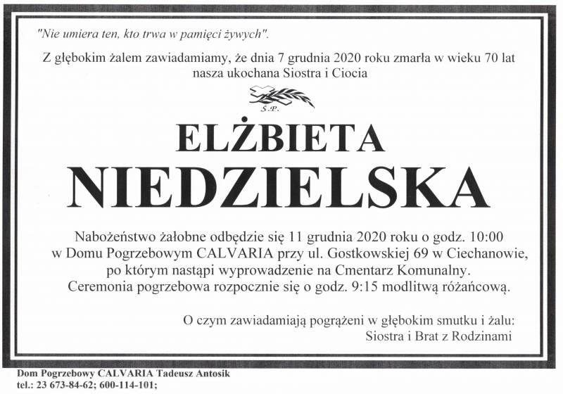 Elżbieta Niedzielska