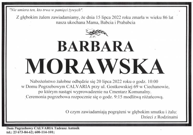 Barbara Morawska