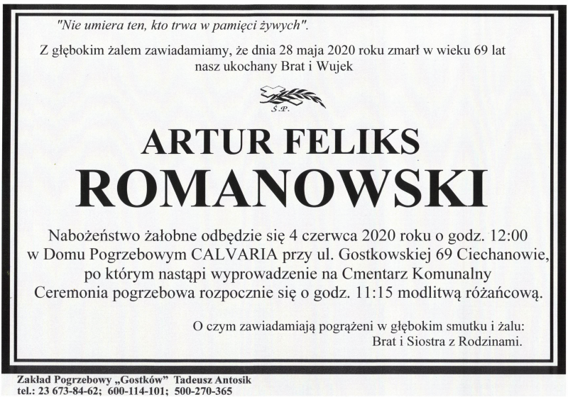 Artur Feliks Romanowski