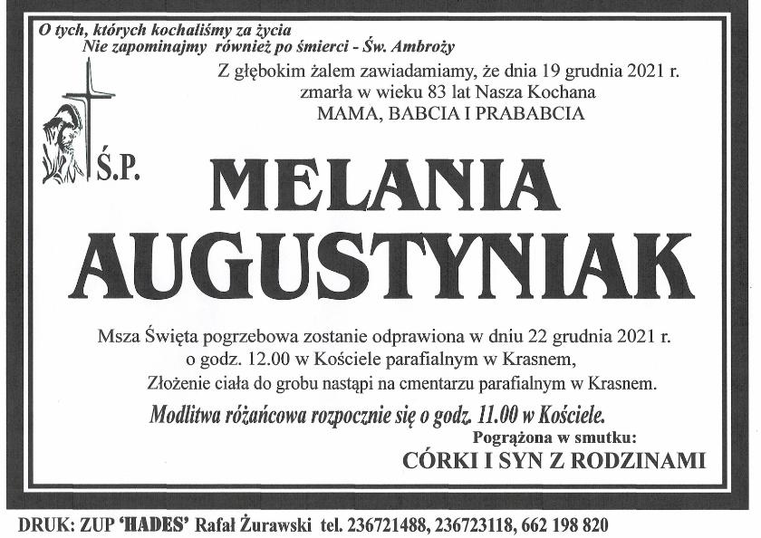 MELANIA AUGUSTYNIAK
