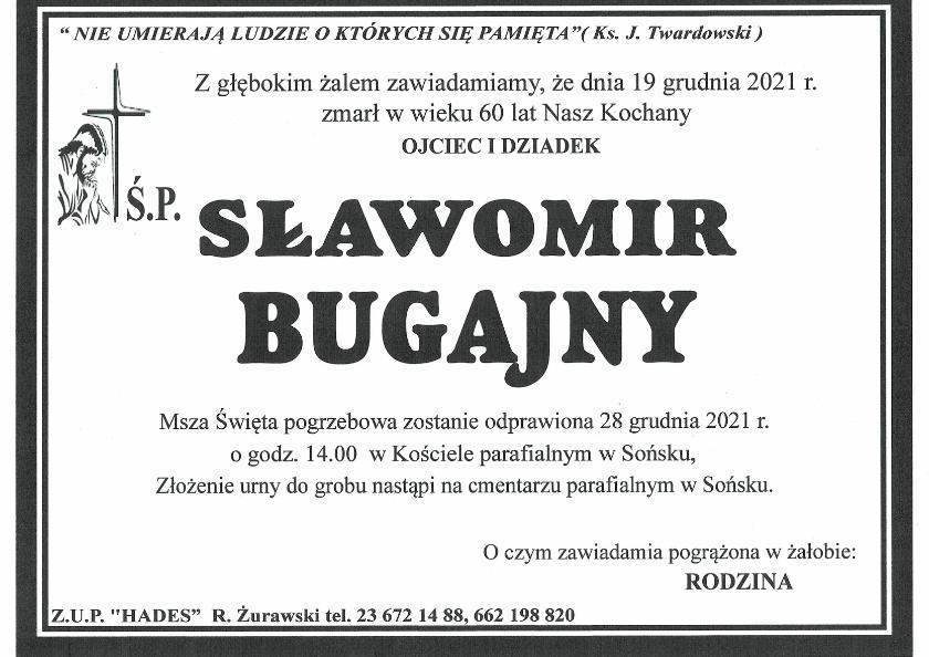 SŁAWOMIR BUGAJNY