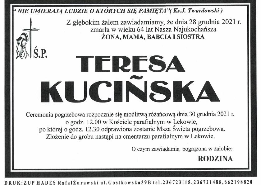 TERESA KUCIŃSKA