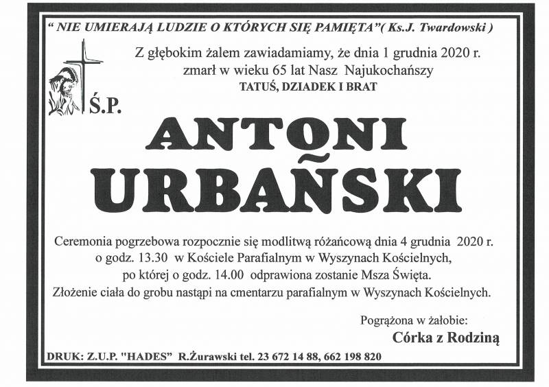 ANTONI URBAŃSKI