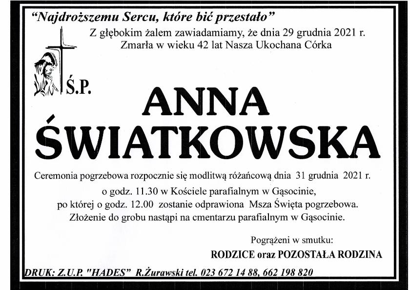 ANNA ŚWIATKOWSKA