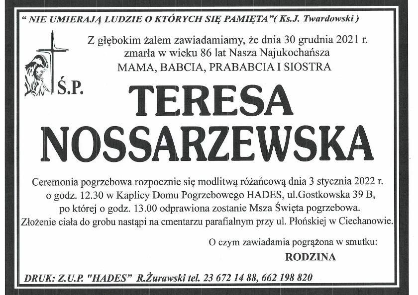 TERESA NOSSARZEWSKA