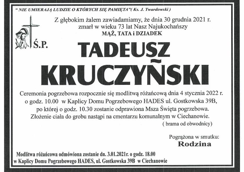 TADEUSZ KRUCZYŃSKI