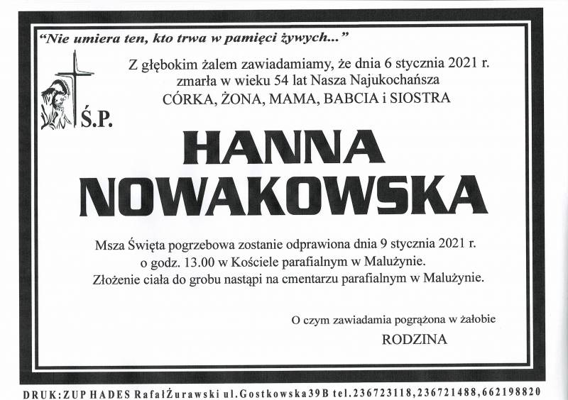 Hanna Nowakowska