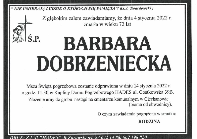 Barbara Dobrzeniecka 