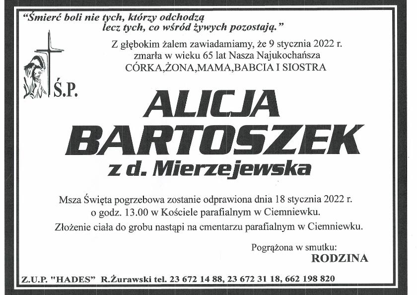 ALICJA BARTOSZEK