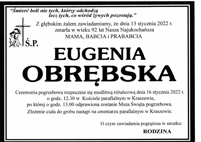 EUGENIA OBRĘBSKA