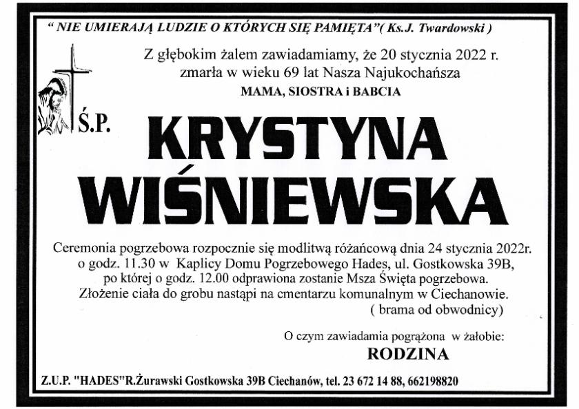 KRYSTYNA Wiśniewska