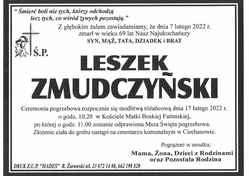 LESZEK ZMUDCZYŃSKI