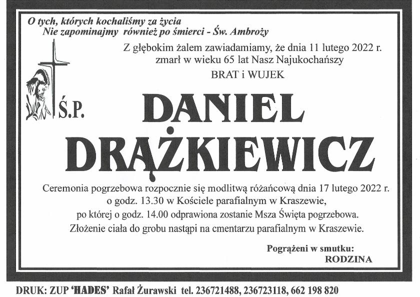 DANIEL DRĄŻKIEWICZ