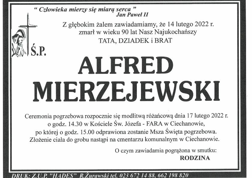 ALFRED MIERZEJEWSKI