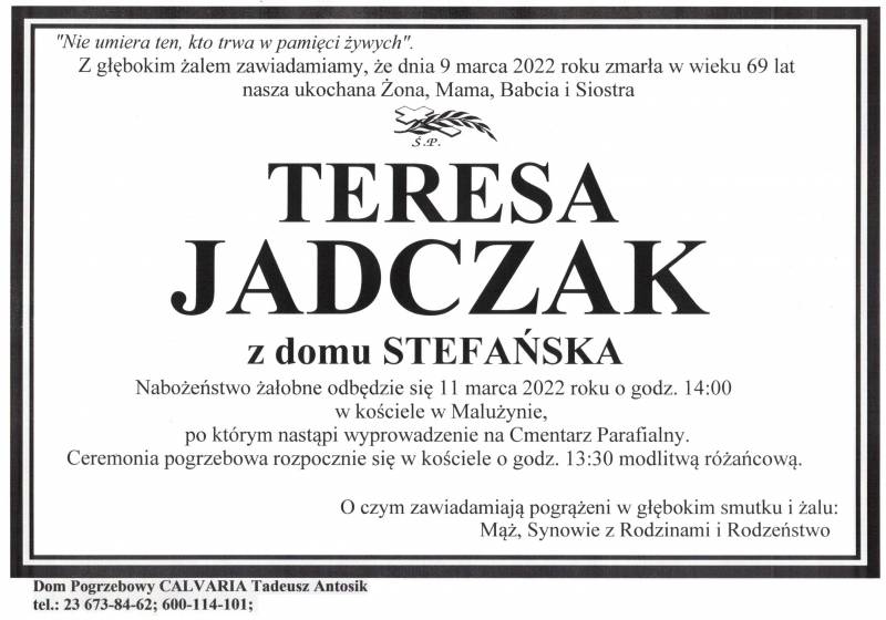 Teresa Jadczak