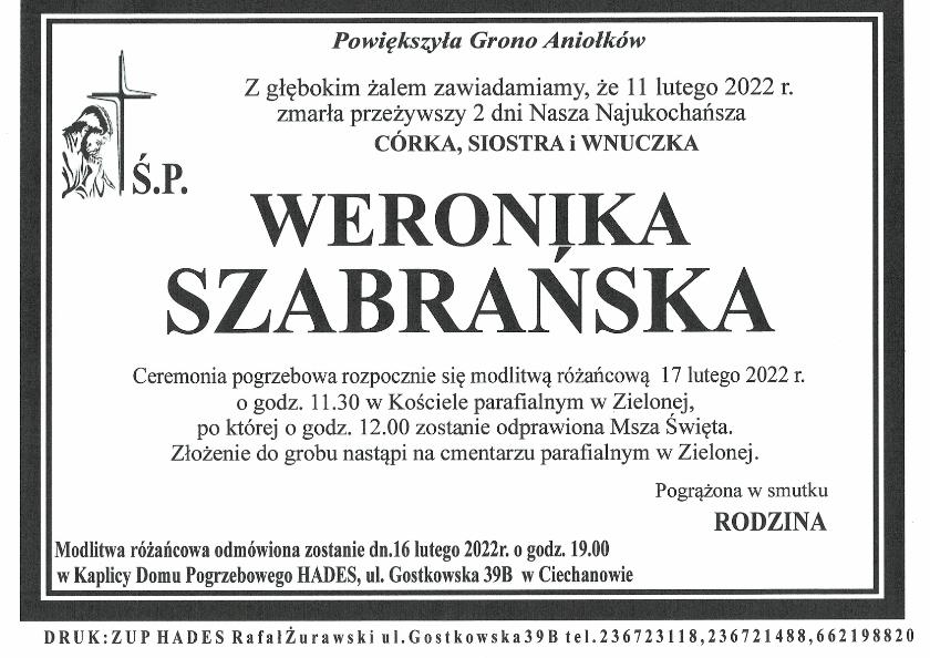 WERONIKA SZABRAŃSKA